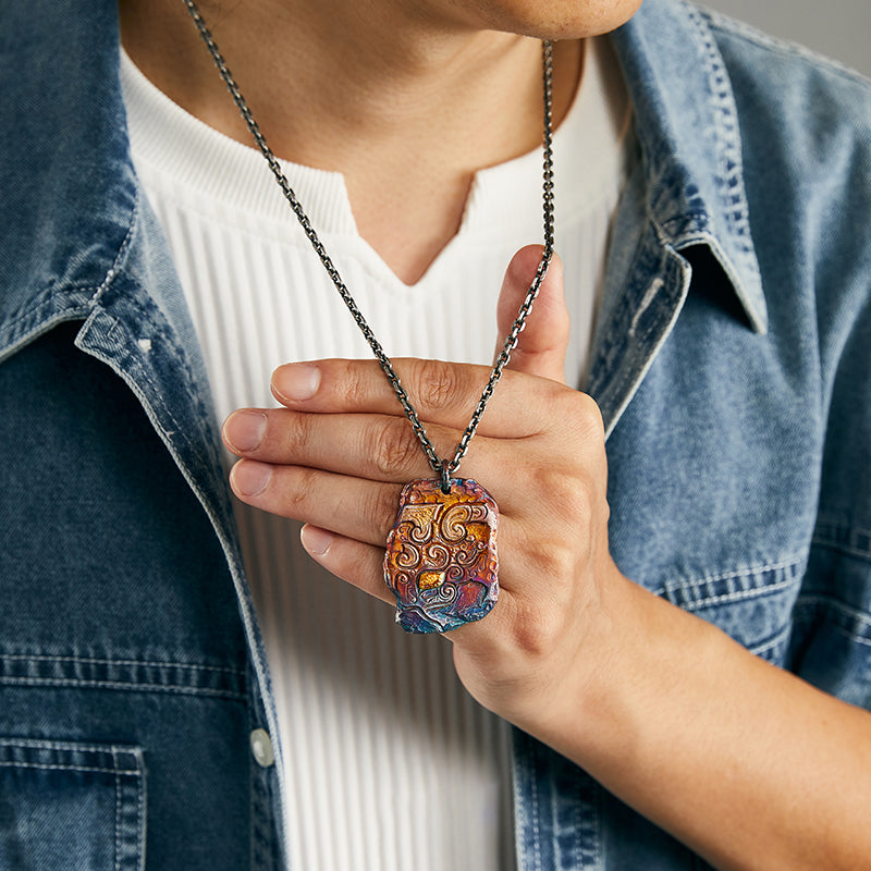 Taotie Pattern Necklace